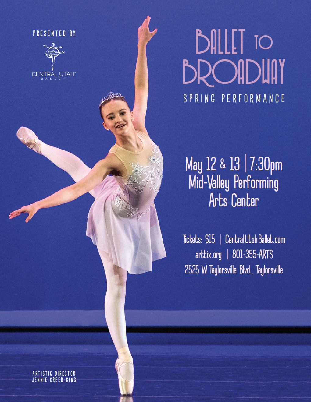 Back to Broadway Ballet Performance Central Utah Ballet