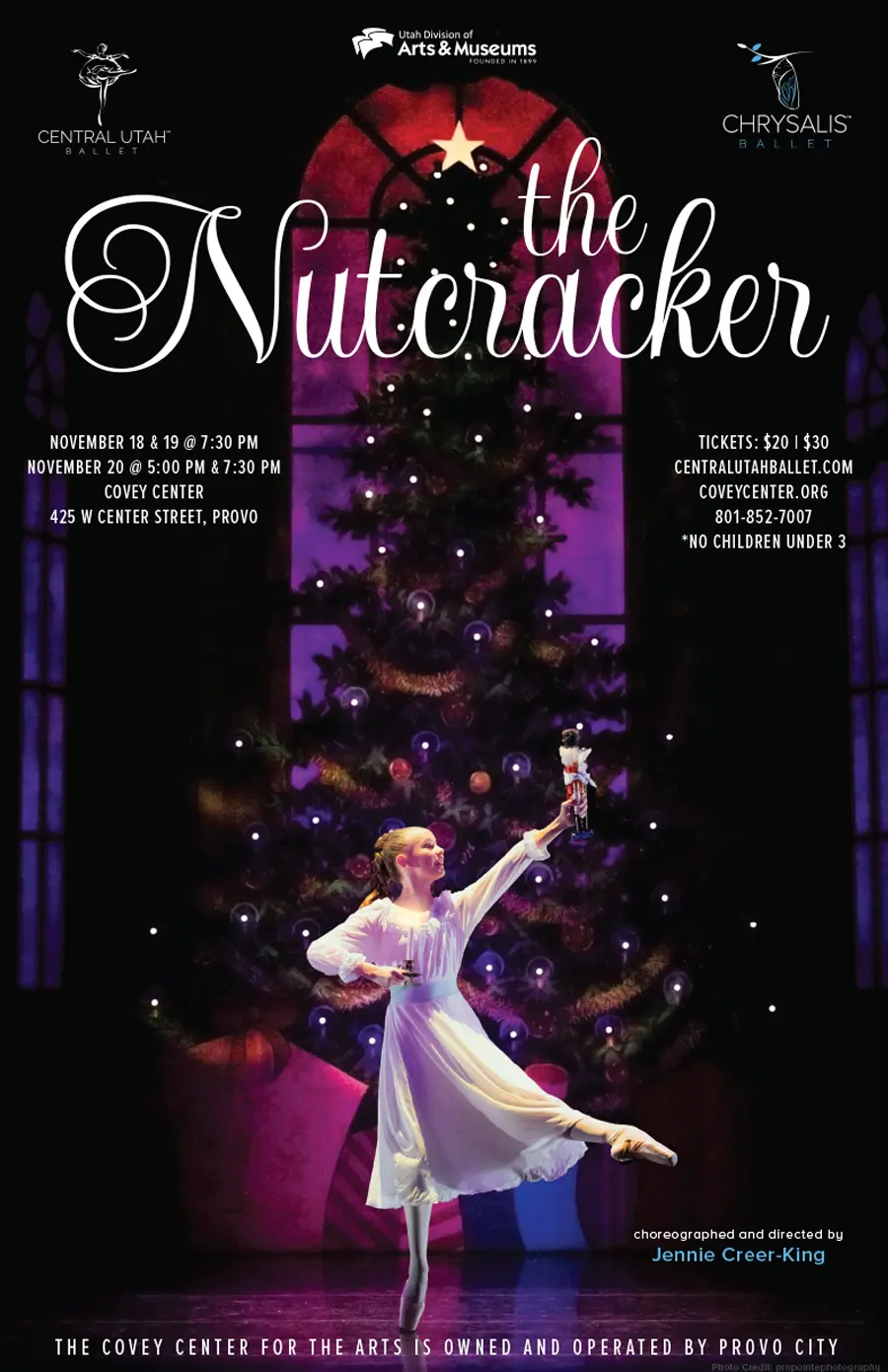 cub-nutcracker-2025 Portraits in Time Ballet Performance Central Utah Ballet 2024